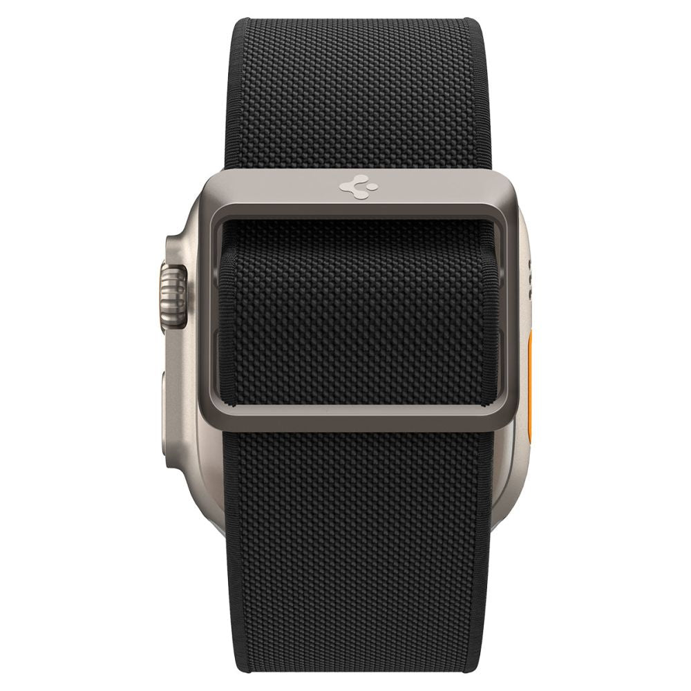 Spigen Fit Lite Ultra band voor Apple Watch 49mm / 46mm / 45mm / 44mm / 42mm Series, Zwart AMP05983