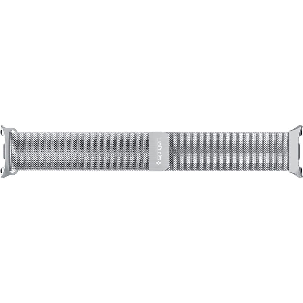 Spigen Metal Fit band voor Samsung Galaxy Watch9 / Watch8 / Watch8 Classic Series, Zilver AMP10121
