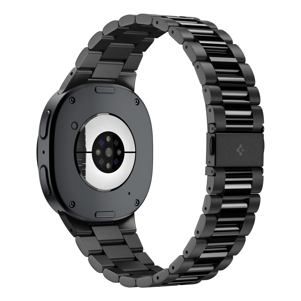 Spigen Modern Fit 316L band voor Samsung Galaxy Watch9 / Watch8 / Watch8 Classic Series, Zwart AMP11608