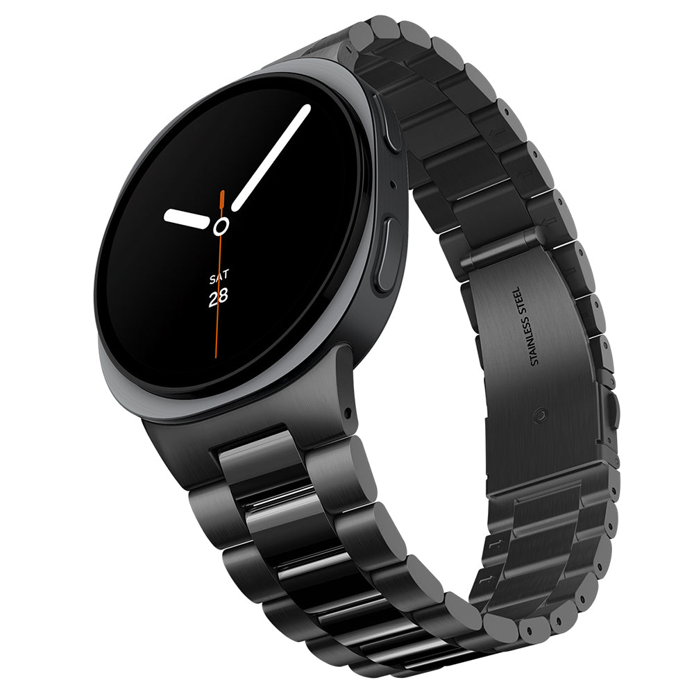 Spigen Modern Fit 316L band voor Samsung Galaxy Watch9 / Watch8 / Watch8 Classic Series, Zwart AMP11608