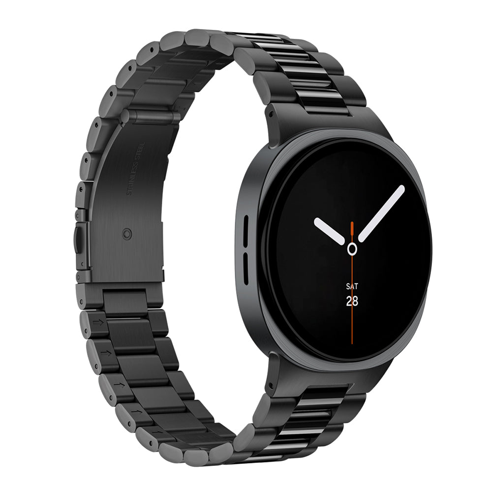 Spigen Modern Fit 316L band voor Samsung Galaxy Watch9 / Watch8 / Watch8 Classic Series, Zwart AMP11608