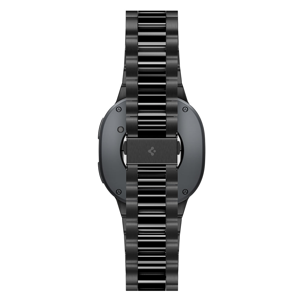Spigen Modern Fit 316L band voor Samsung Galaxy Watch9 / Watch8 / Watch8 Classic Series, Zwart AMP11608
