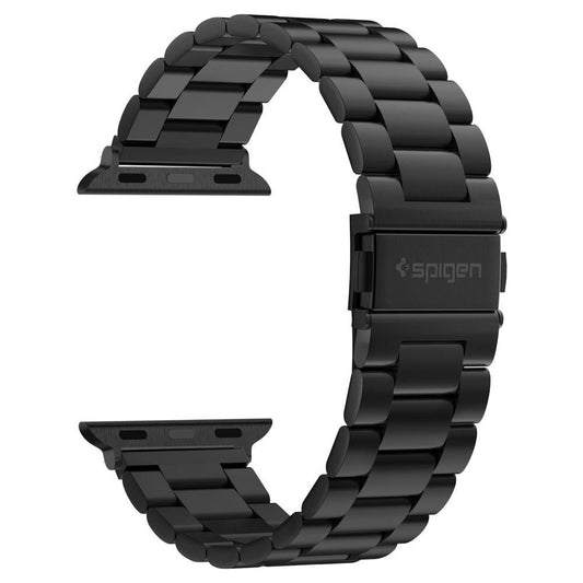 Spigen Modern Fit band voor Apple Watch 49mm / 46mm / 45mm / 44mm / 42mm Series, Zwart