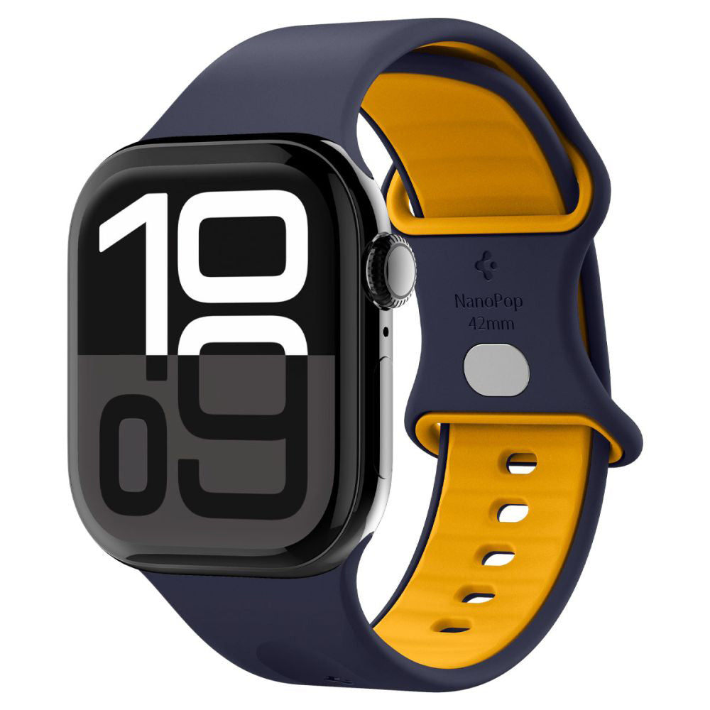 Spigen Nano Pop band voor Apple Watch 42mm / 41mm / 40mm / 38mm Series, Marineblauw AMP09325