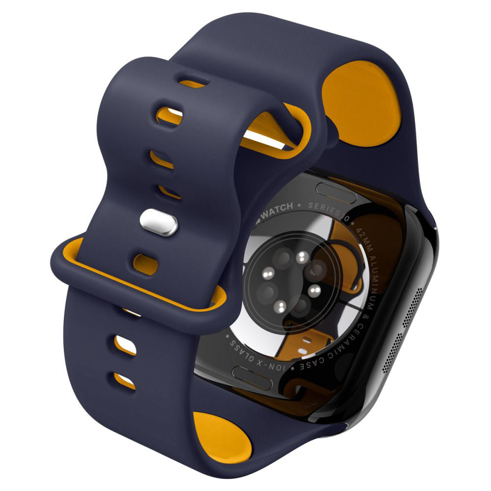 Spigen Nano Pop band voor Apple Watch 42mm / 41mm / 40mm / 38mm Series, Marineblauw AMP09325