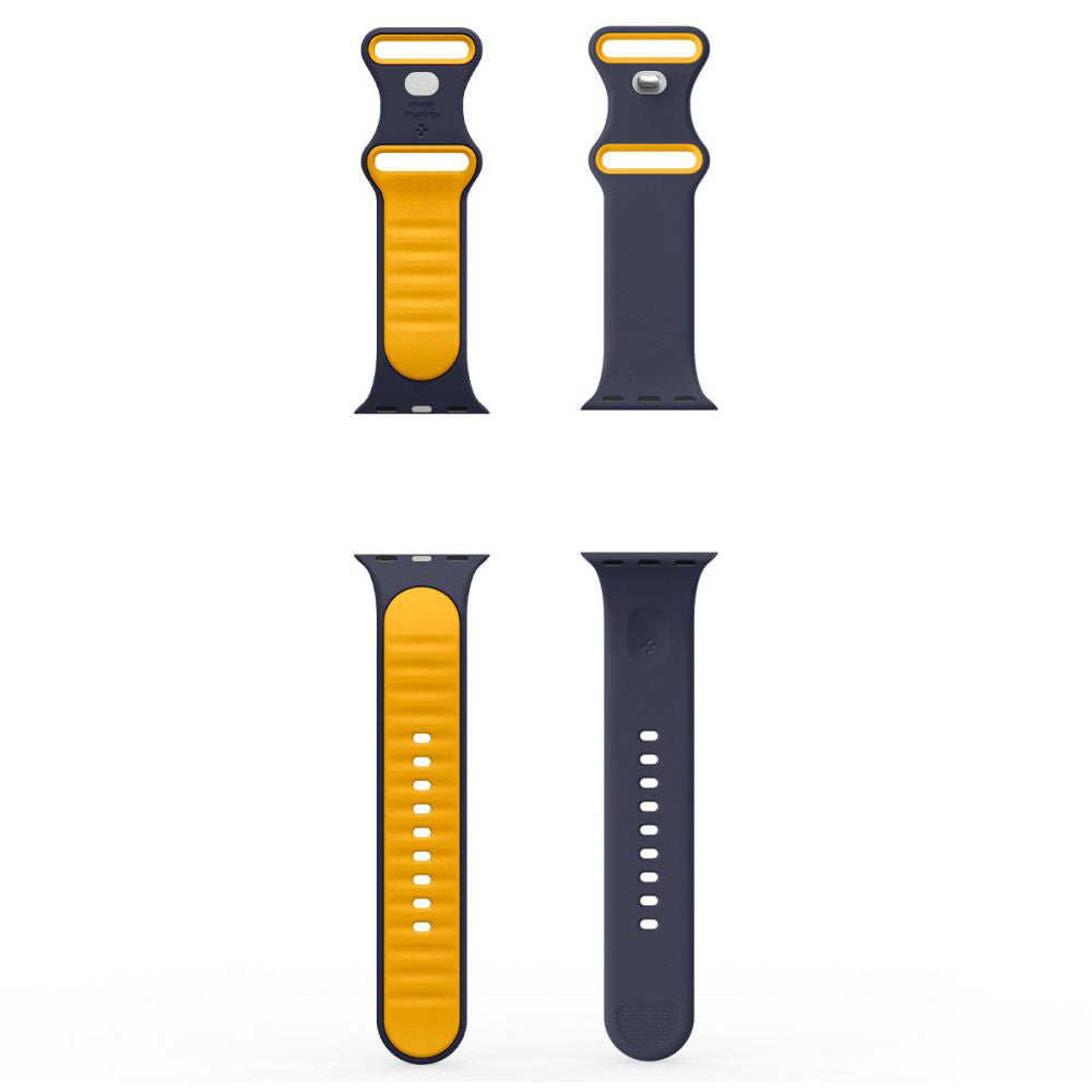 Spigen Nano Pop band voor Apple Watch 49mm / 46mm / 45mm / 44mm / 42mm Series, Marineblauw AMP09322