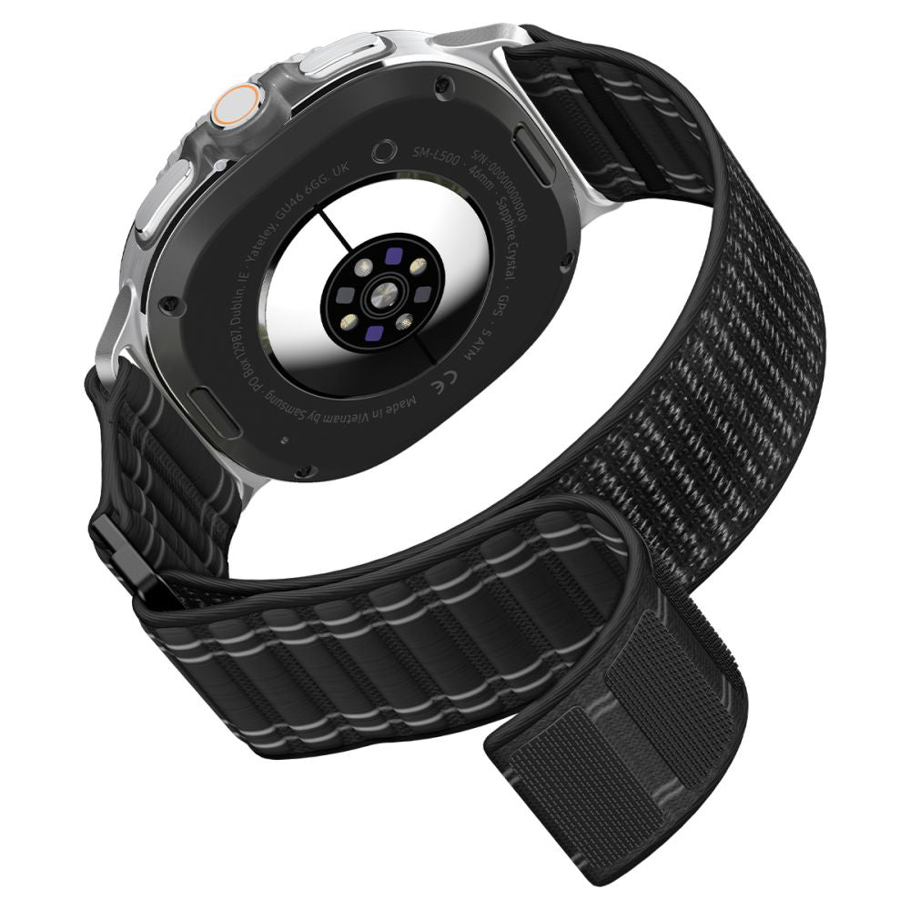 Spigen WBF0 Strap for Samsung Galaxy Watch8 / Watch8 Classic Series, Black AMP10153