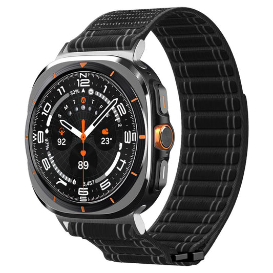 Spigen WBF0 band voor Samsung Galaxy Watch Ultra, Zwart