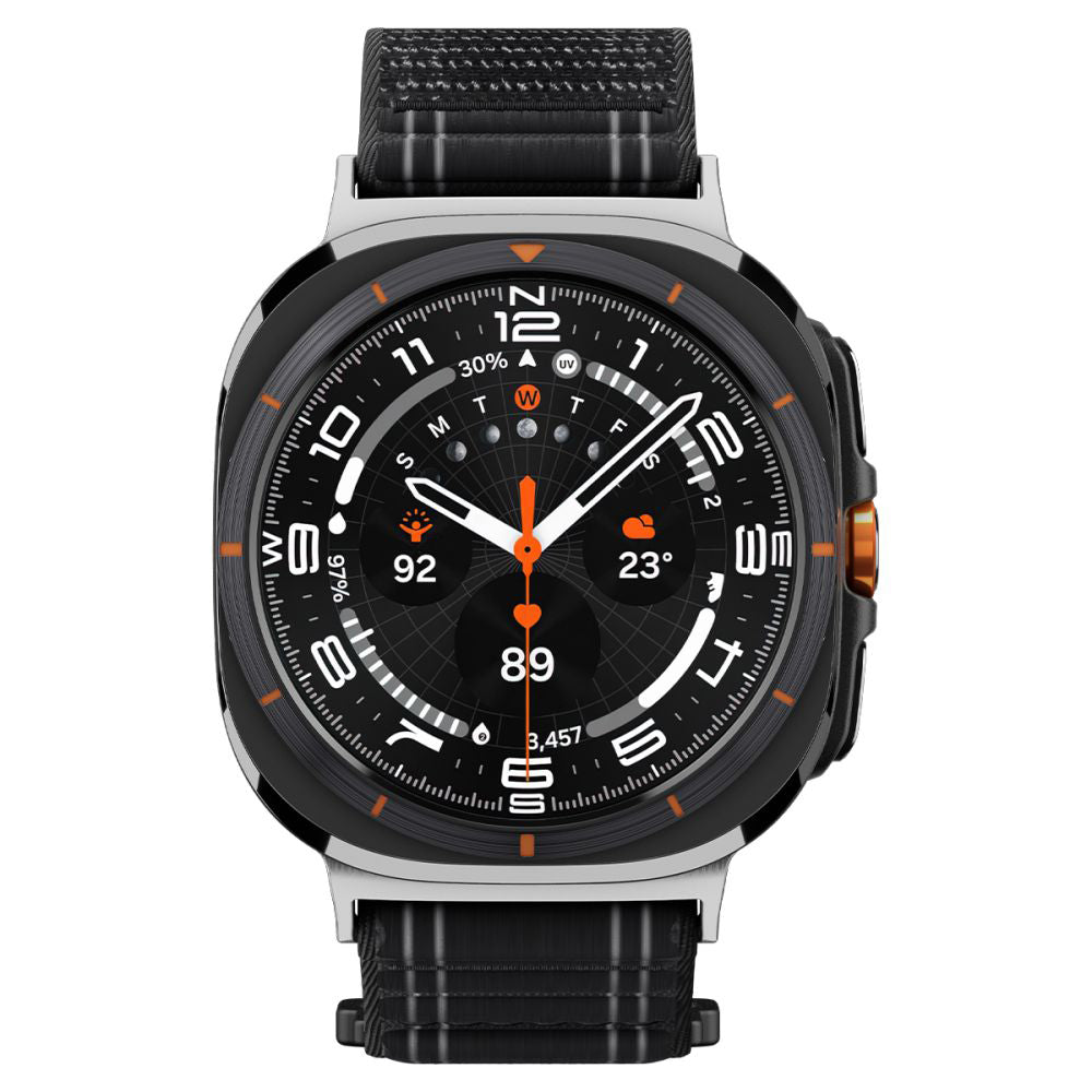 Spigen WBF0 band voor Samsung Galaxy Watch Ultra, Zwart AMP10146