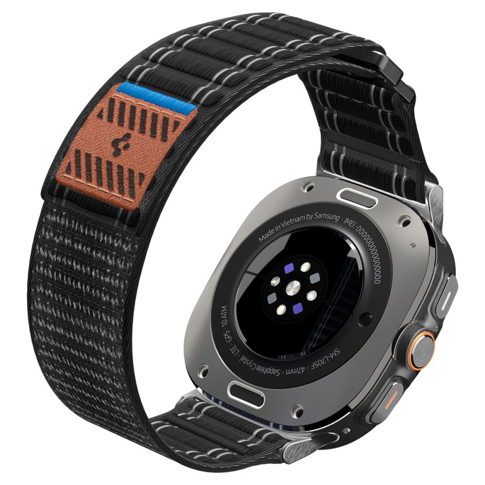 Spigen WBF0 band voor Samsung Galaxy Watch Ultra, Zwart AMP10146