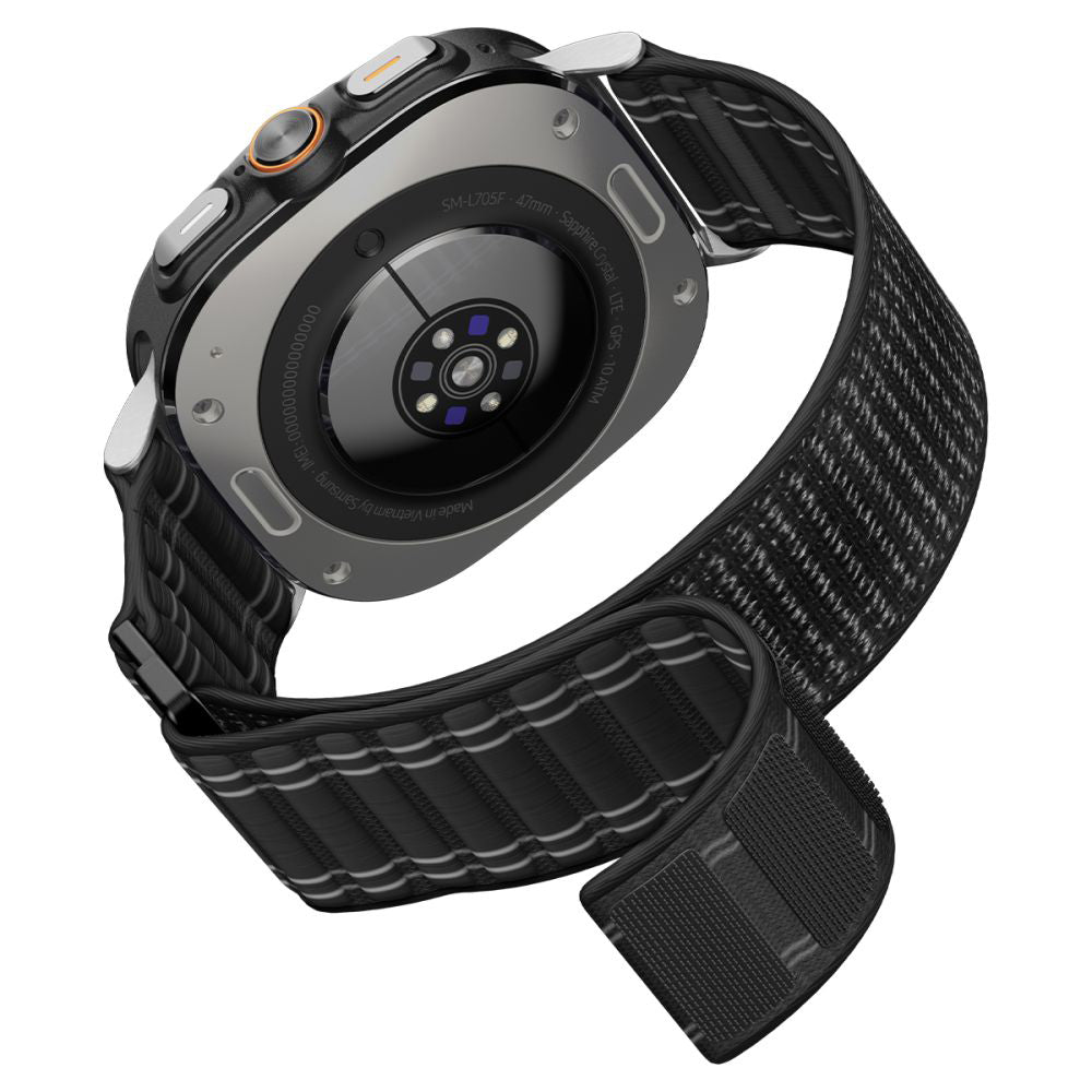 Spigen WBF0 band voor Samsung Galaxy Watch Ultra, Zwart AMP10146