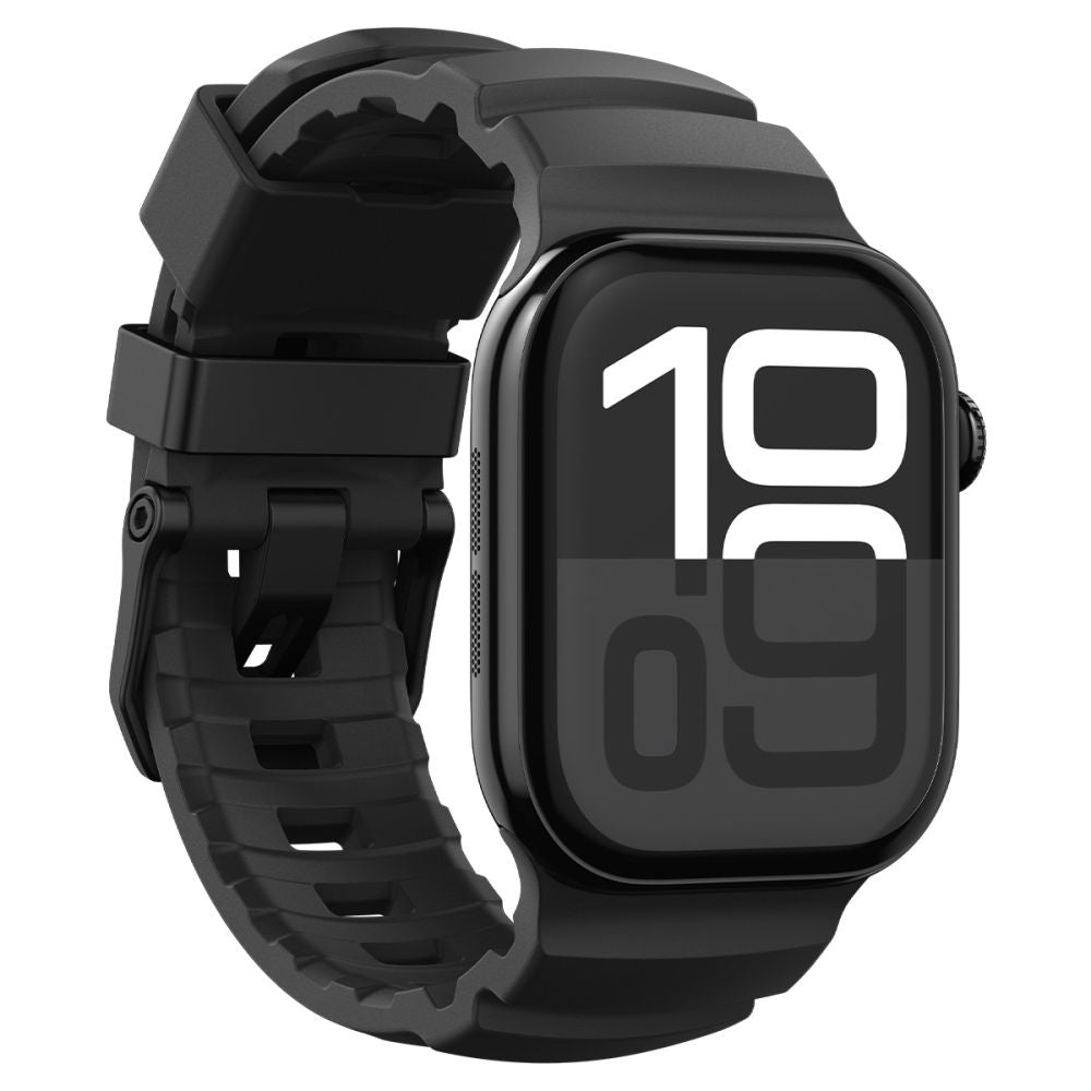 Spigen WBS2 band voor Apple Watch 49mm / 46mm / 45mm / 44mm Series, Zwart AMP10508