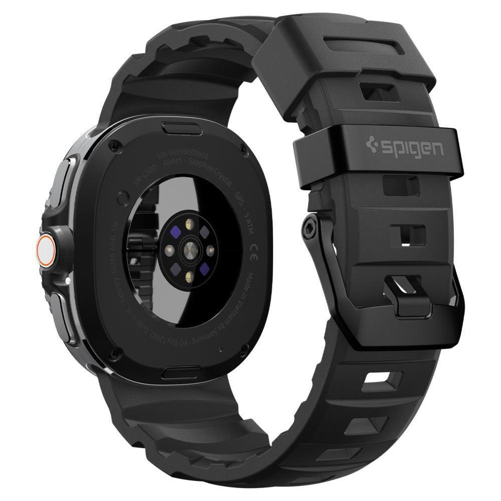 Spigen WBS2 band voor Samsung Galaxy Watch8 / Watch8 Classic Series, Zwart AMP10151