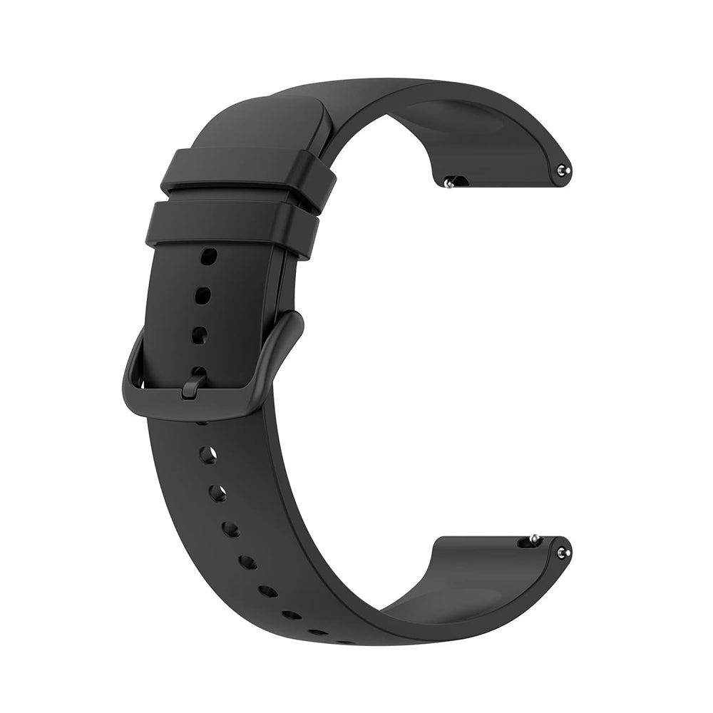Techsuit W001 band voor Samsung Galaxy Watch / Huawei Watch Series, Zwart