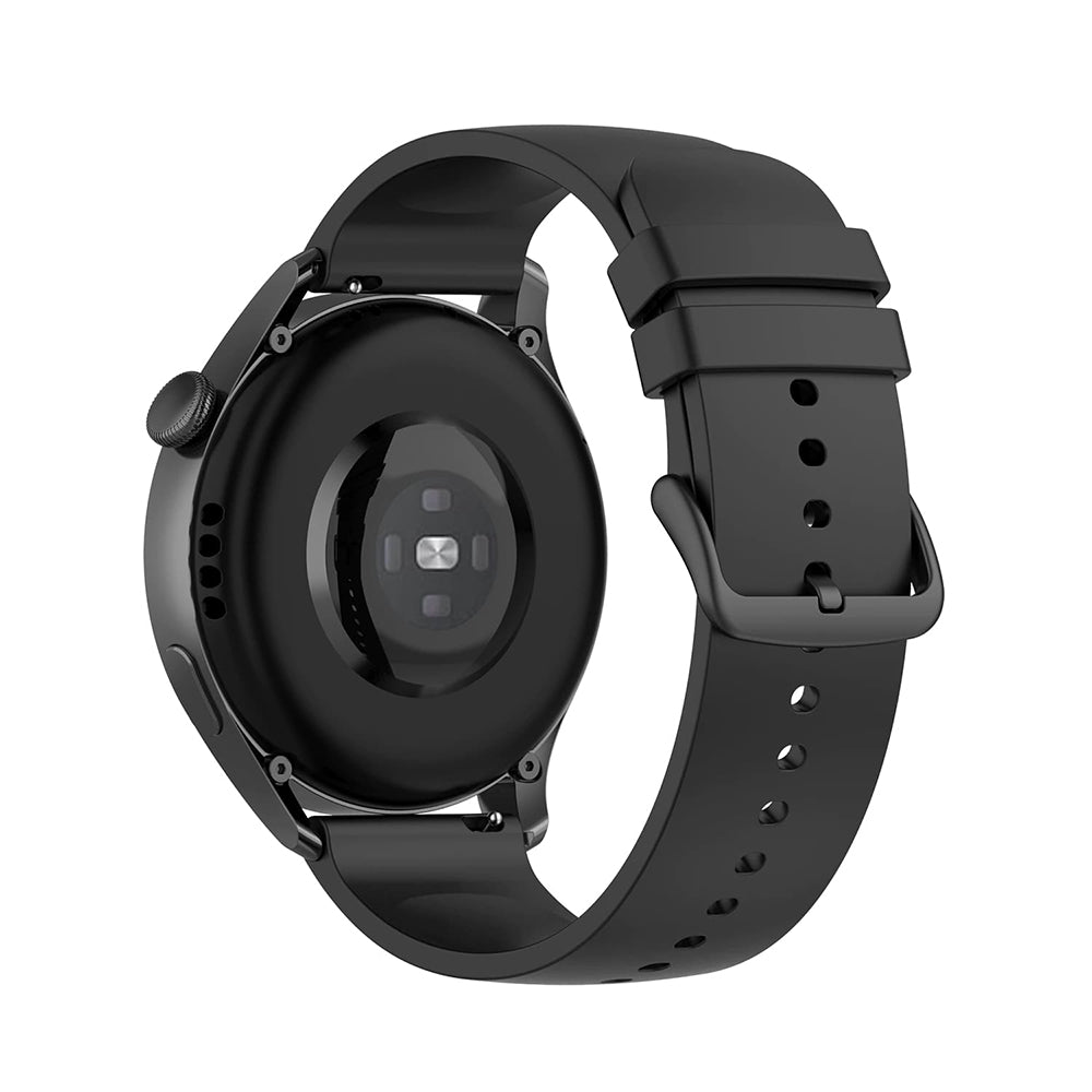 Techsuit W001 band voor Samsung Galaxy Watch / Huawei Watch Series, Zwart
