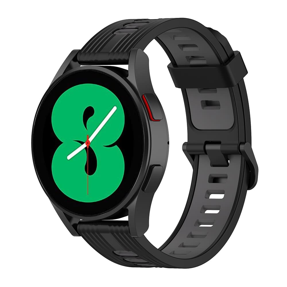 Techsuit W002 band voor Huawei Watch / Xiaomi Watch Series, 22mm, Zwart