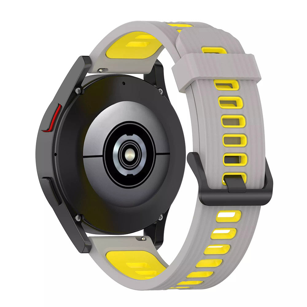 Techsuit W002 band voor Samsung Galaxy Watch / Huawei Watch Series, 20mm, Grijs