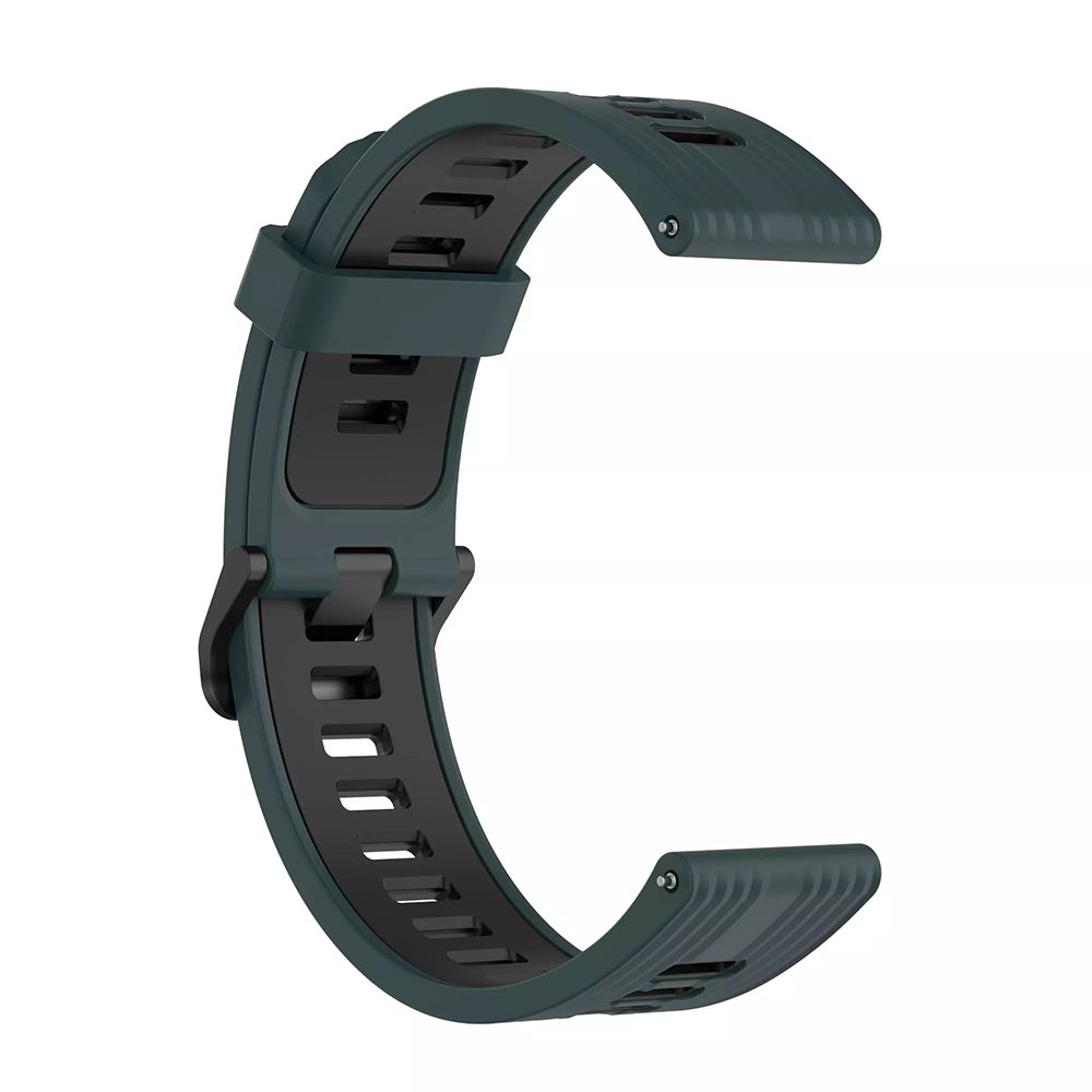 Techsuit W002 band voor Samsung Galaxy Watch / Huawei Watch Series, 20mm, Groen