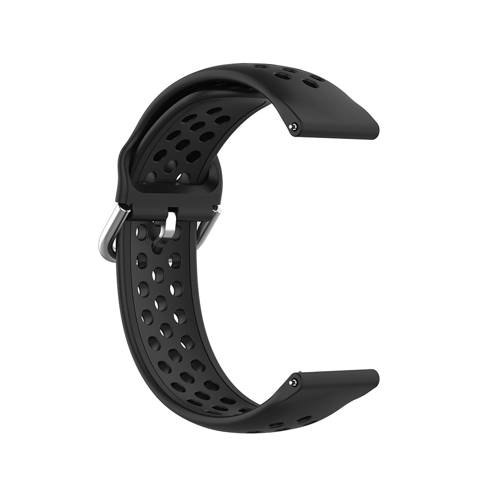 Techsuit W004 Strap for Samsung Galaxy Watch / Huawei Watch Series, 20mm, Black