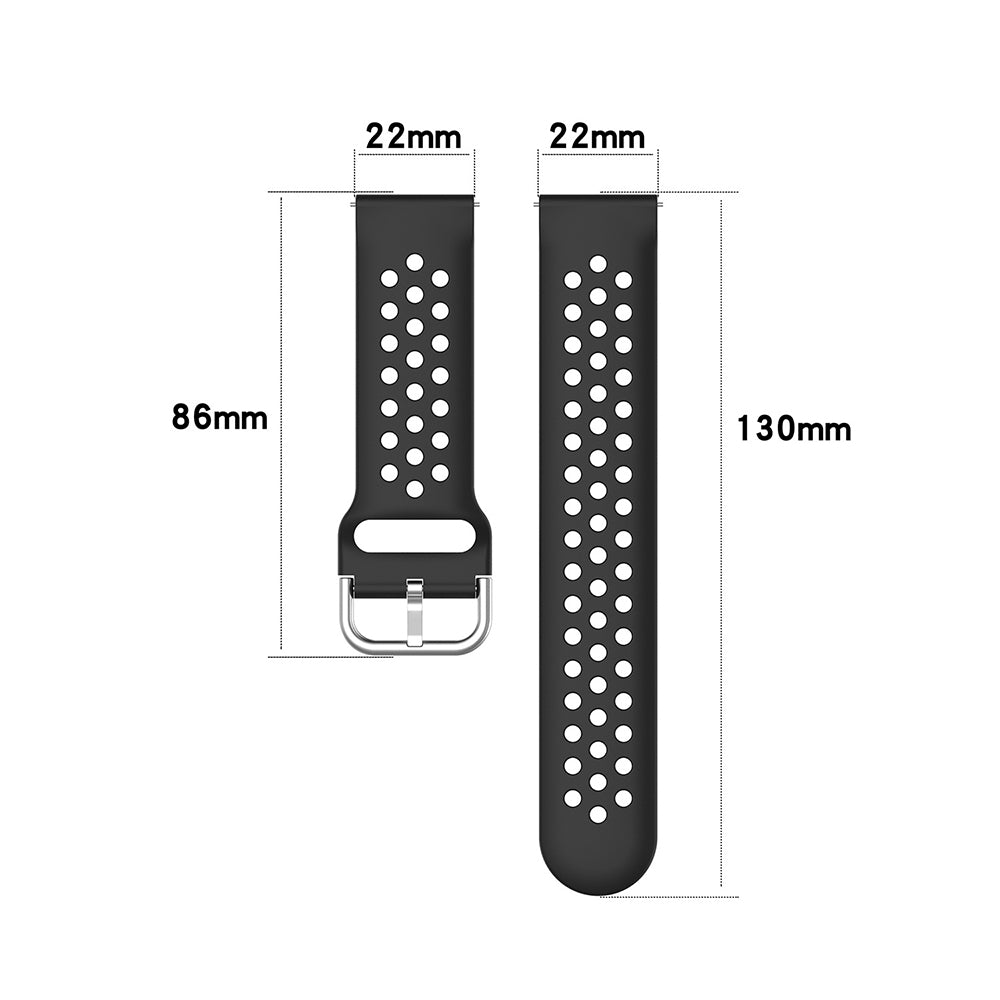 Techsuit W004 band voor Samsung Galaxy Watch / Huawei Watch Series, 22mm, Roze
