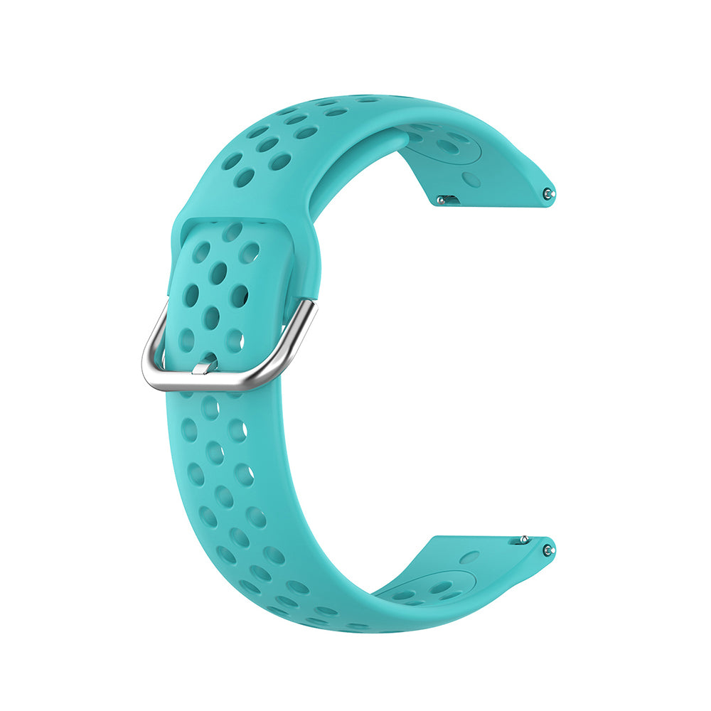 Techsuit W004 band voor Samsung Galaxy Watch / Huawei Watch Series, 22mm, Turquoise