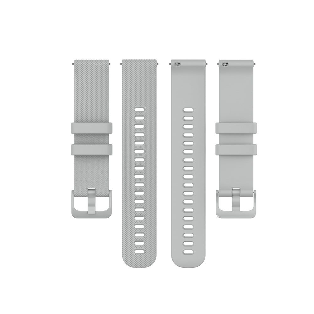 Techsuit W006 band voor Huawei Watch / Garmin Watch Series, 18mm, Gri