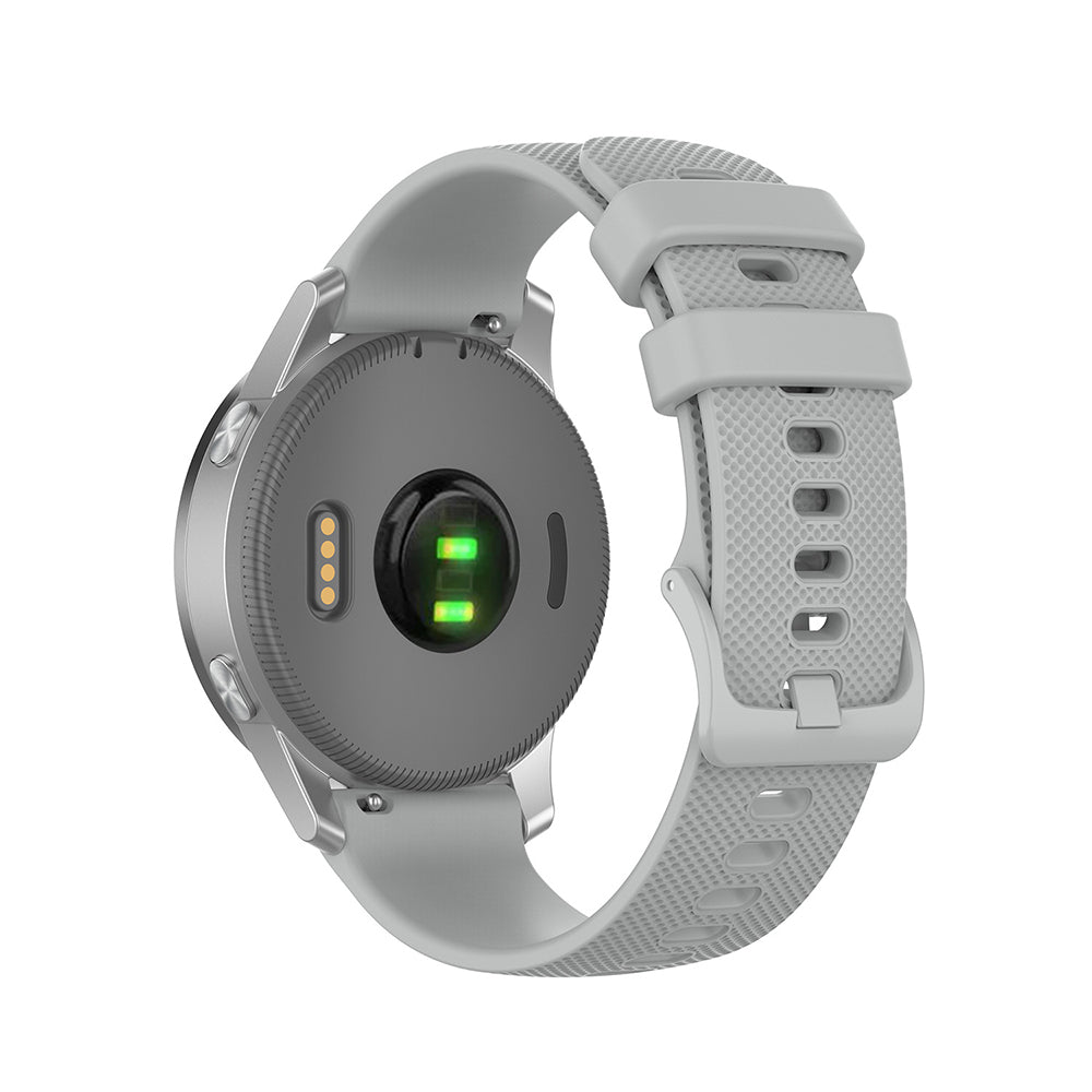 Techsuit W006 band voor Huawei Watch / Garmin Watch Series, 18mm, Gri