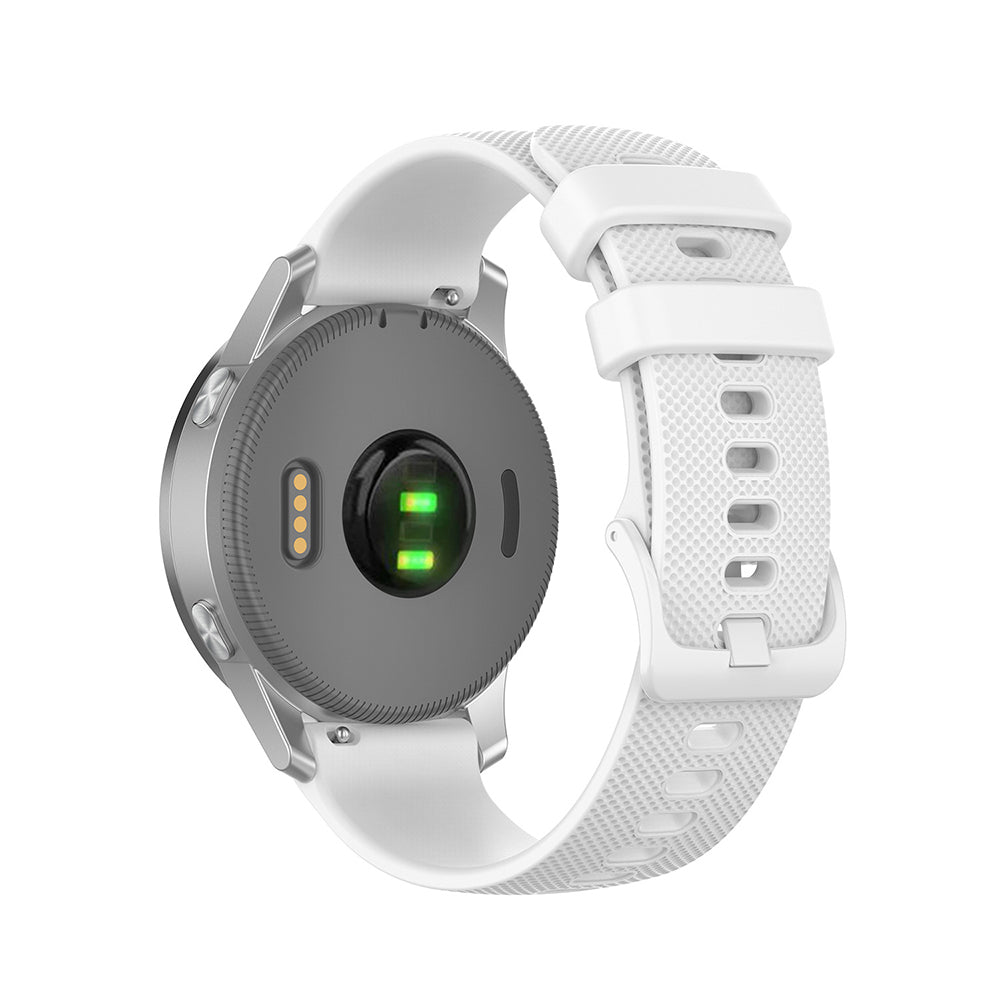 Techsuit W006 band voor Huawei Watch / Garmin Watch Series, Wit