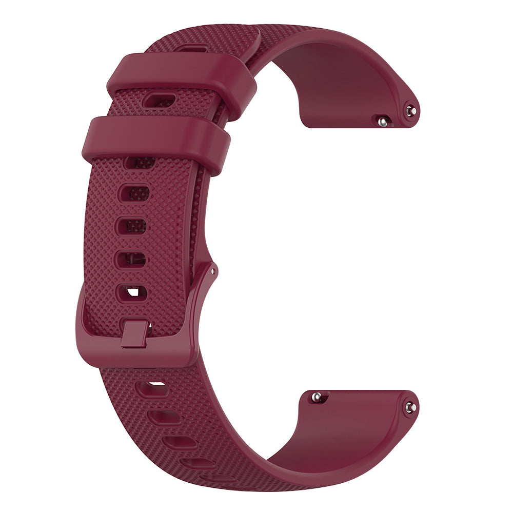 Techsuit W006 band voor Huawei Watch / Xiaomi Watch Series, 22mm, Kersenrood