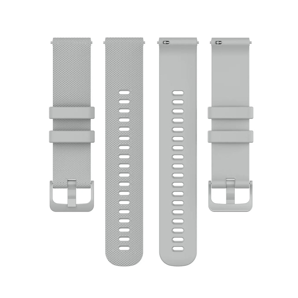 Techsuit W006 band voor Samsung Galaxy Watch / Huawei Watch Series, 20mm, Grijs