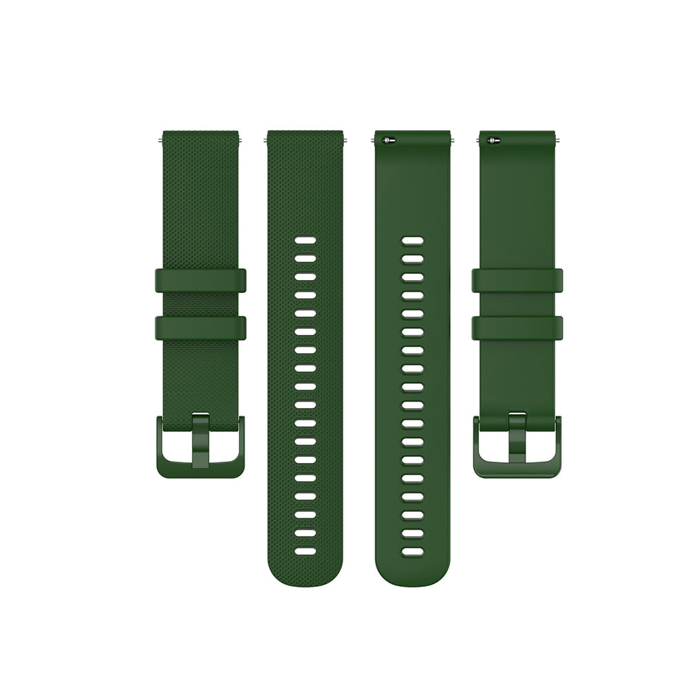 Techsuit W006 band voor Samsung Galaxy Watch / Huawei Watch Series, 22mm, Groen
