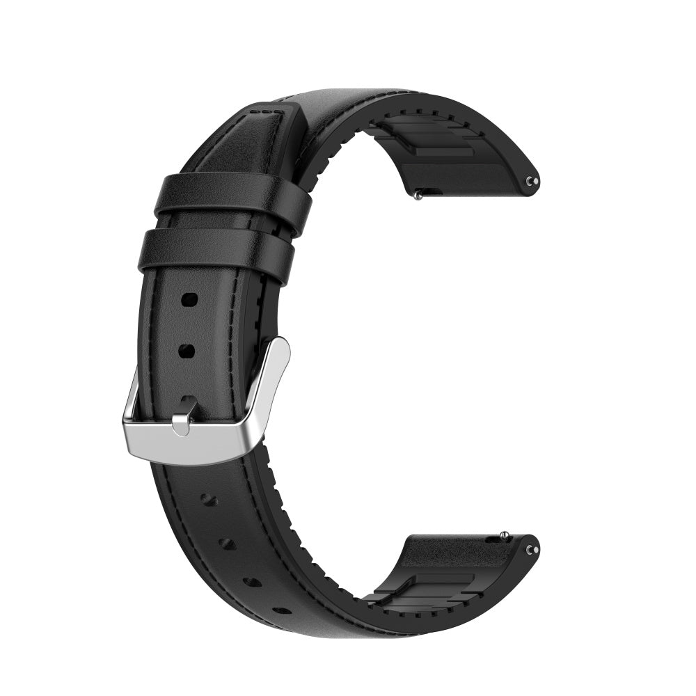 Techsuit W007 band voor Samsung Galaxy Watch / Huawei Watch Series, 22mm, Zwart