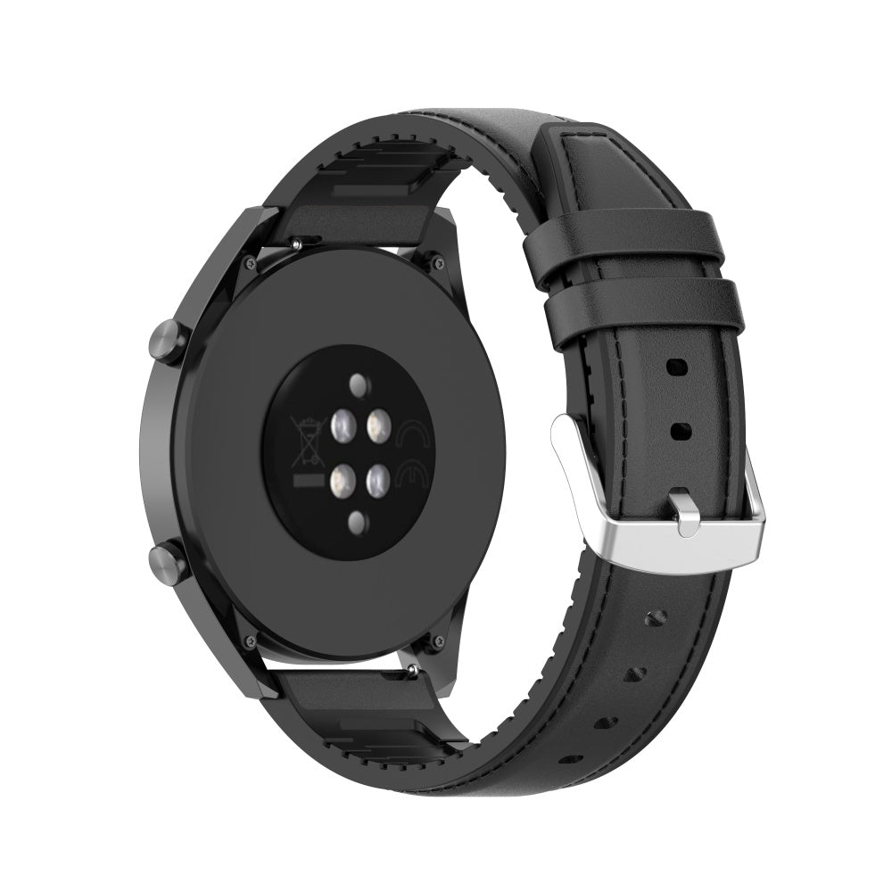 Techsuit W007 band voor Samsung Galaxy Watch / Huawei Watch Series, 22mm, Zwart