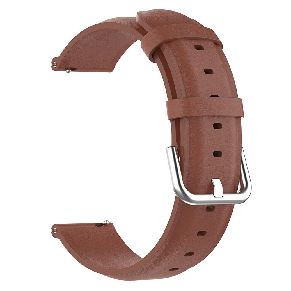 Techsuit W007PU band voor Samsung Galaxy Watch / Huawei Watch Series, Bruin