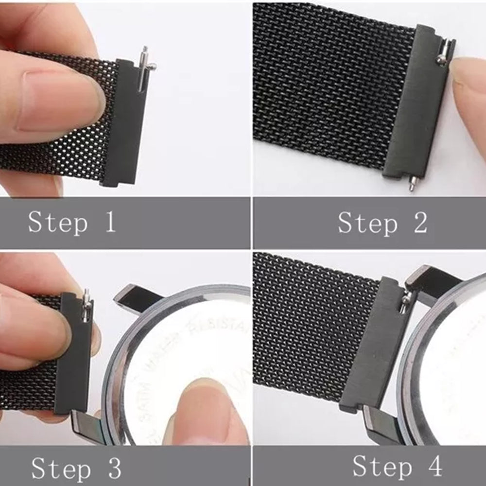 Techsuit W009 band voor Huawei Watch / Garmin Watch Series, 18mm, Blauw
