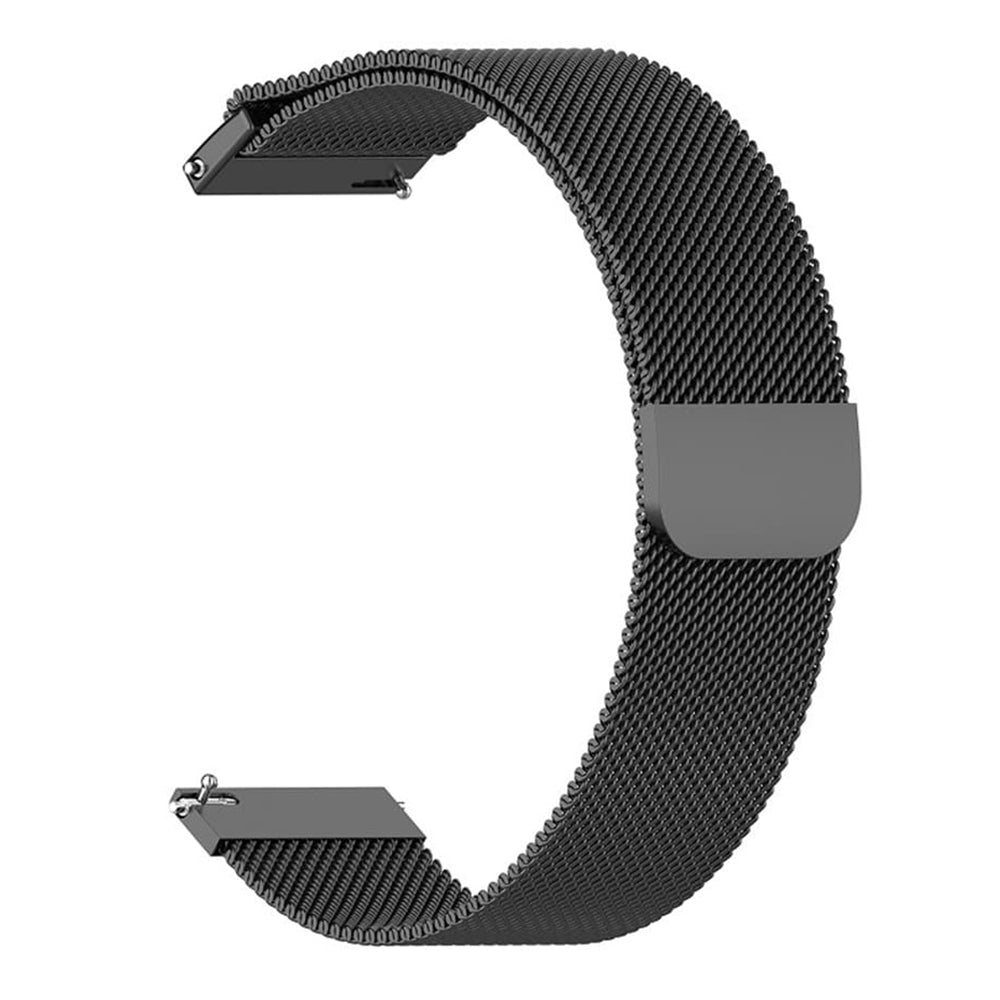 Techsuit W009 band voor Huawei Watch / Garmin Watch Series, 18mm, Zwart