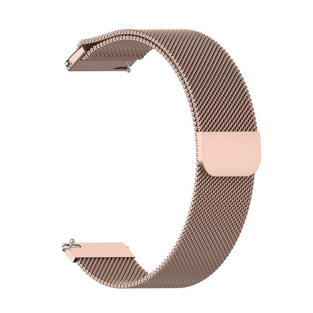 Techsuit W009 band voor Huawei Watch / Garmin Watch Series, 18mm, Rosé Goud