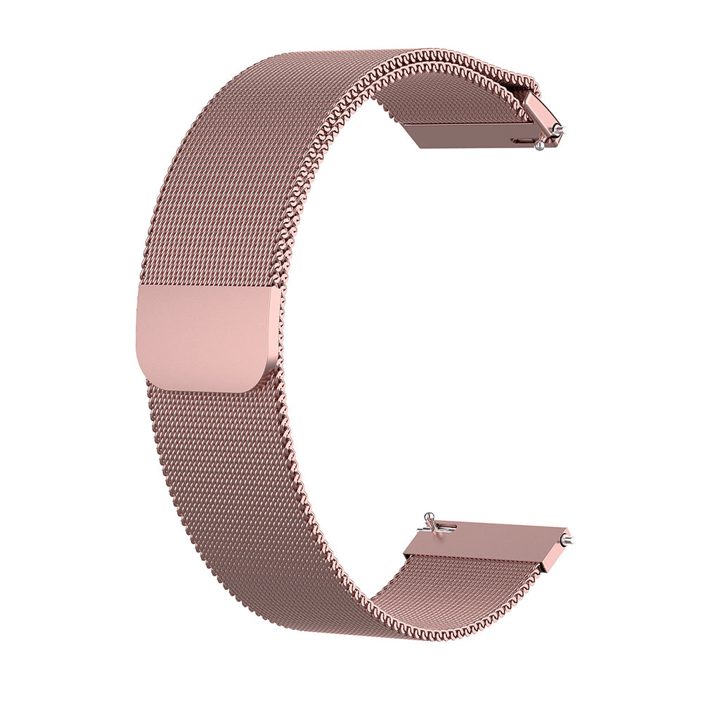 Techsuit W009 band voor Huawei Watch / Garmin Watch Series, 18mm, Rosé Goud