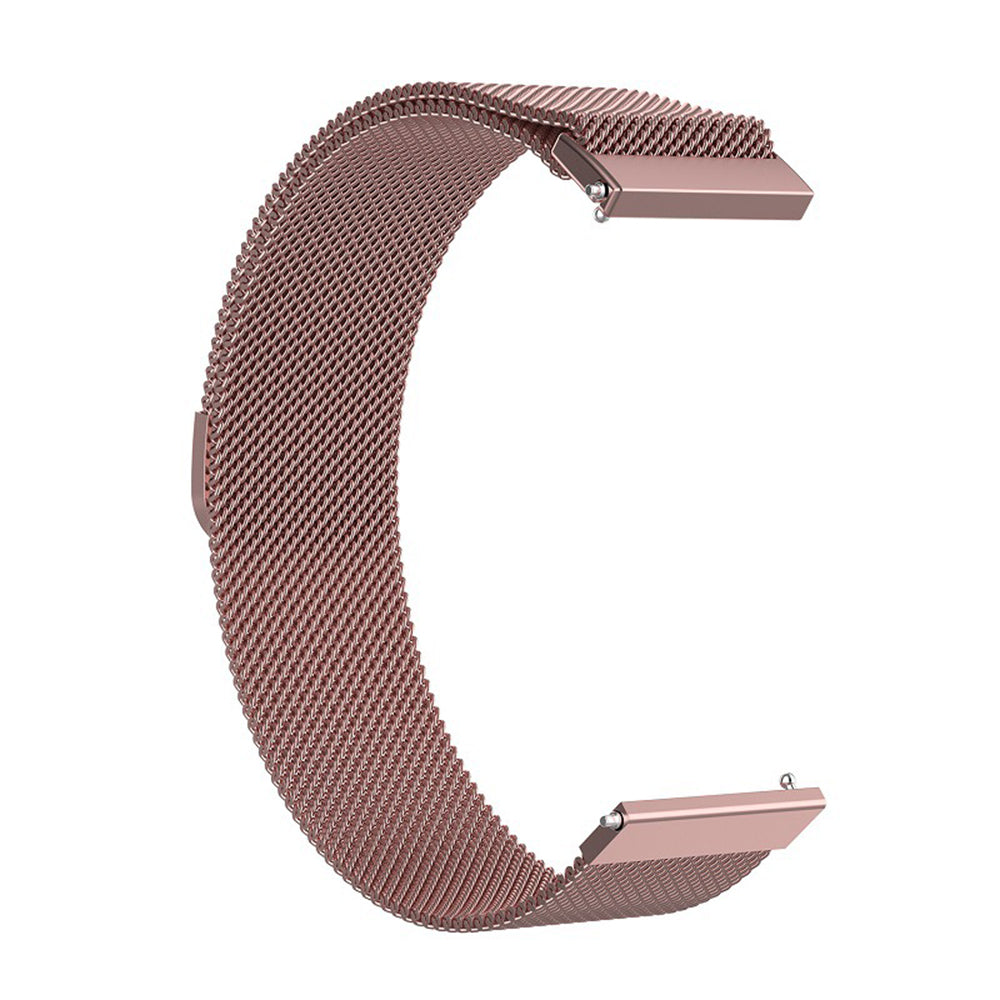 Techsuit W009 band voor Huawei Watch / Garmin Watch Series, 18mm, Rosé Goud