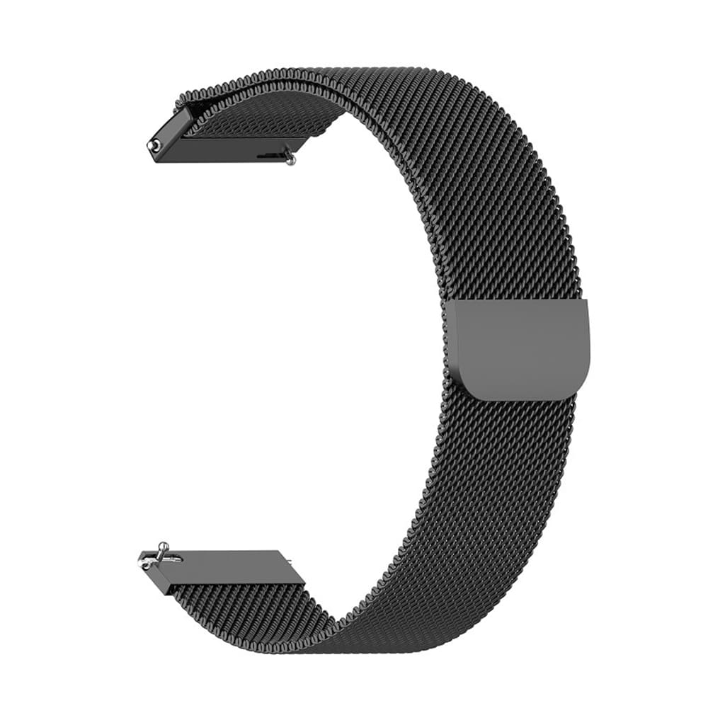 Techsuit W009 band voor Samsung Galaxy Watch / Huawei Watch Series, 22mm, Zwart