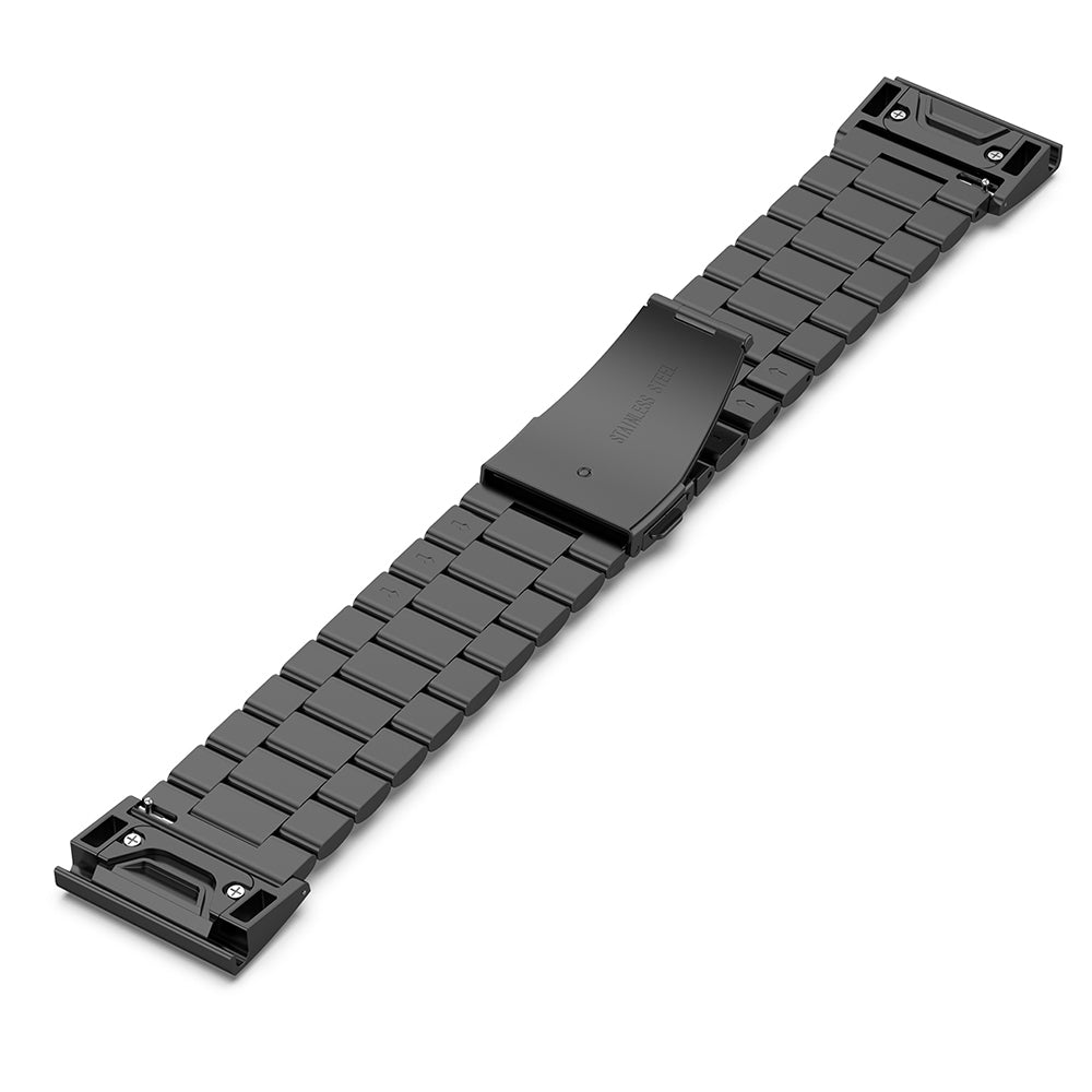 Techsuit W010 band voor Garmin Instinct / Approach / Fenix Watch Series, 20mm, Zwart