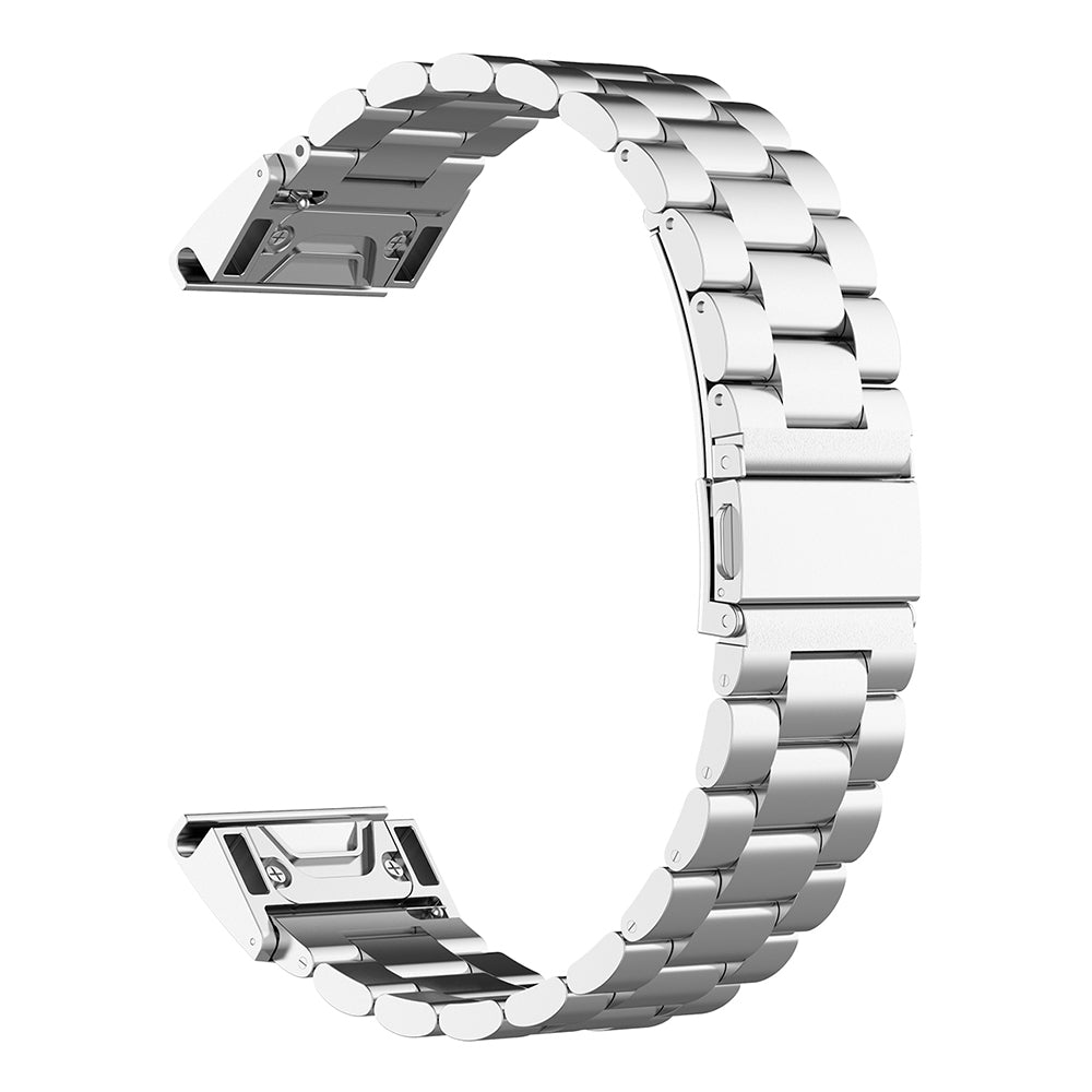 Techsuit W010 band voor Garmin Watch Fenix / Forerunner Series, 22mm, Zilver