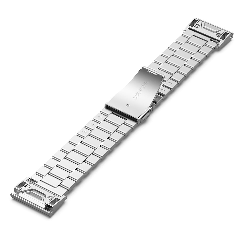 Techsuit W010 band voor Garmin Watch Fenix / Forerunner Series, 22mm, Zilver