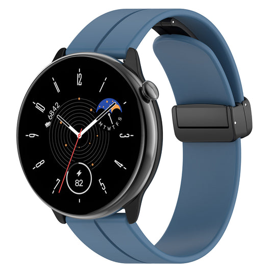 Techsuit W011 band voor Huawei Watch / Garmin Watch Series, 18mm, Blauw