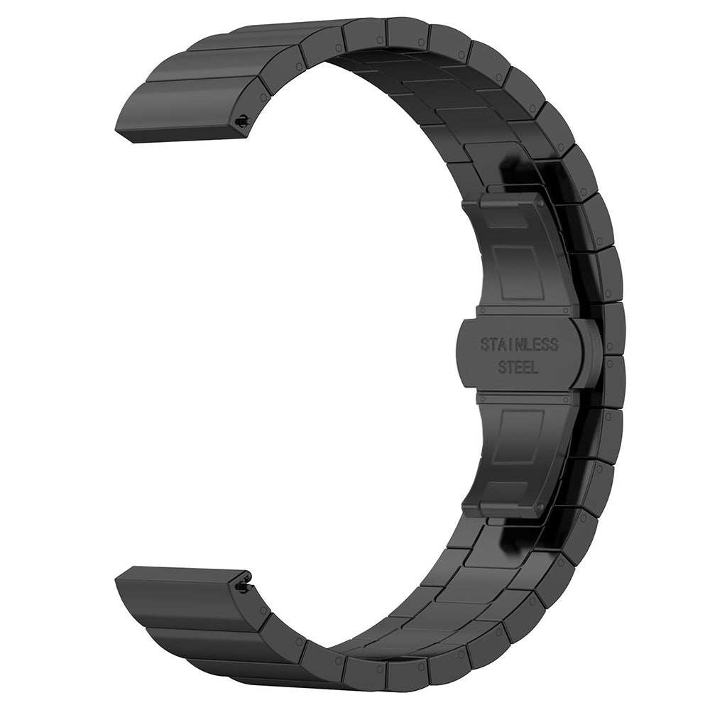 Techsuit W012 band voor Samsung Galaxy Watch / Huawei Watch Series, 20mm, Zwart