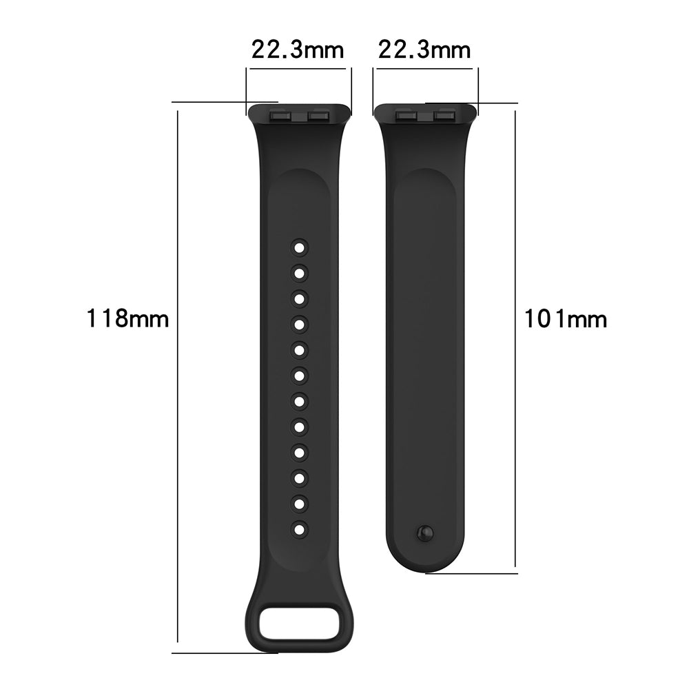 Techsuit W014 band voor Honor Band 9, Zwart