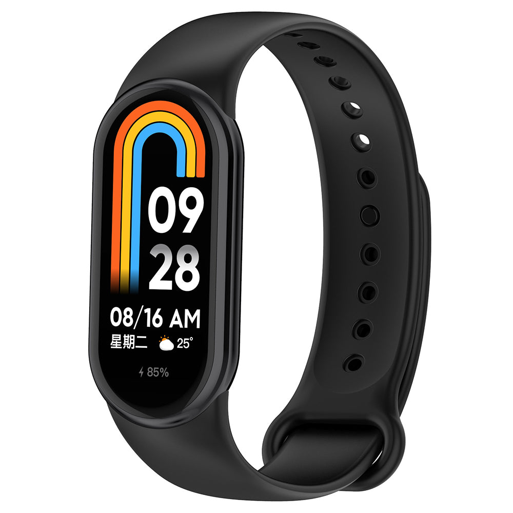 Techsuit-band W014 voor Xiaomi Smart Band 10 / 9 / 8, Zwart