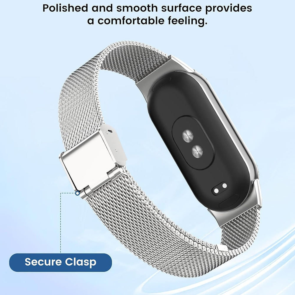 Techsuit W022 band voor Xiaomi Smart Band 9 / 8, 15mm, Goudkleurig