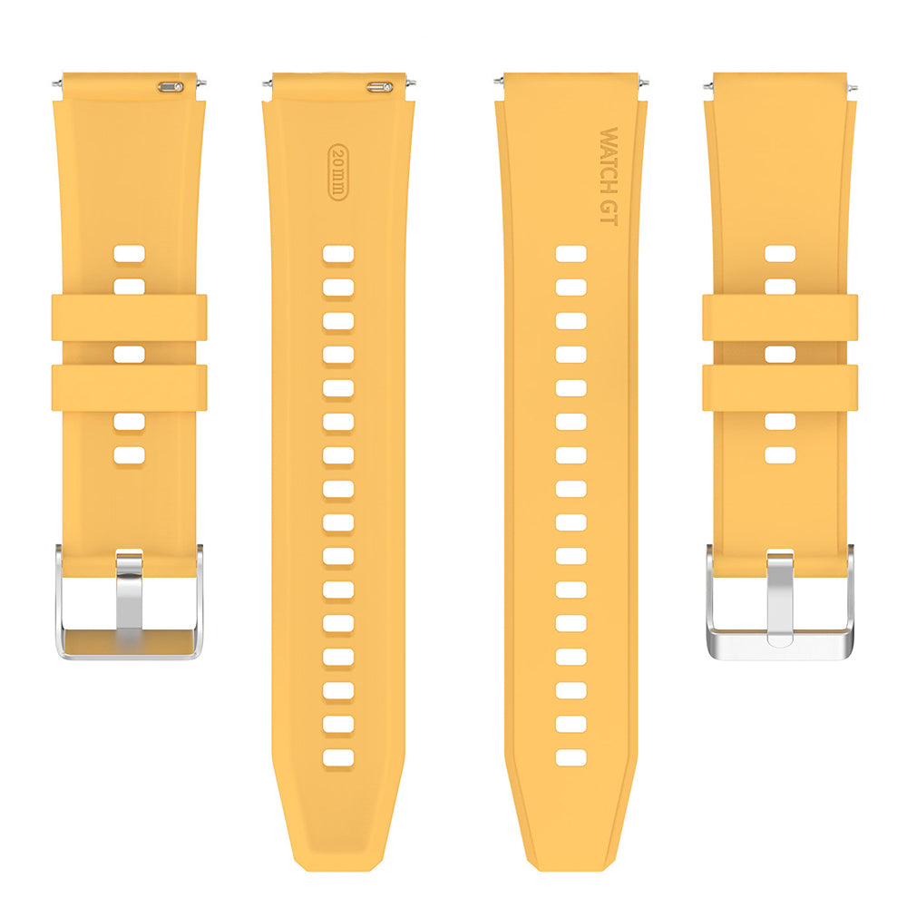 Techsuit W026 band voor Huawei Watch / Xiaomi Watch Series, 22mm, Geel