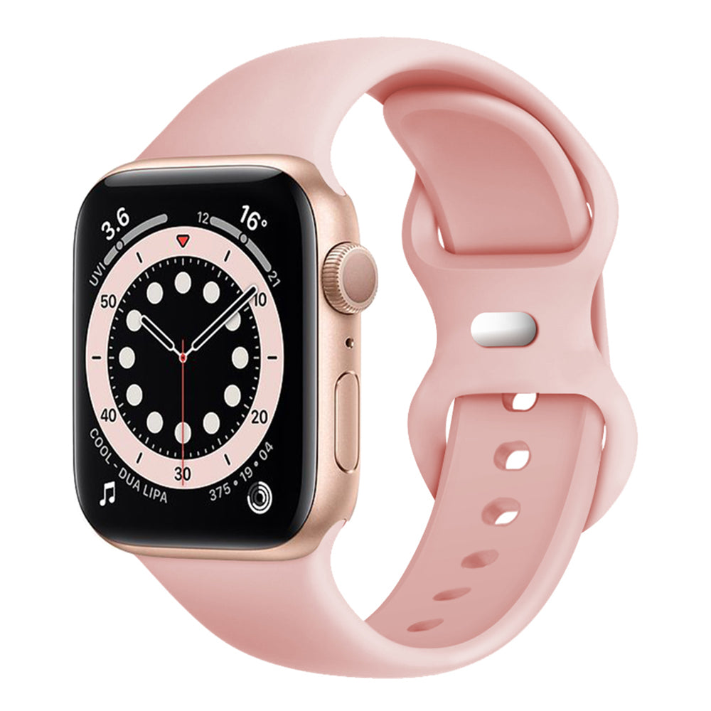 Techsuit W031 band voor Apple Watch 42mm / 41mm / 40mm / 38mm Series, Lichtroze
